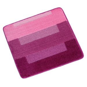 Bellatex Bany fürdőszobaszőnyeg kivágás nélkülTéglalapok rózsaszín, 60 x 50 cm