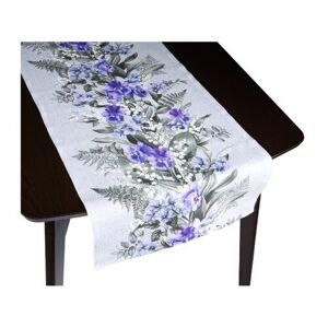 Bellatex asztali futó, árvácska, lila, 50 x 160 cm, 50 x 160 cm