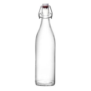 Bormioli Rocco Swing üveg palack csatos kupakkal, 1 l
