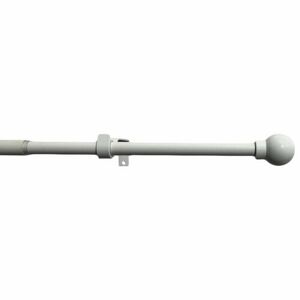 Bővíthető függönygarnitúra Ball 16/19 mm fehér,120 - 230 cm, gyűrűk nélkül, 120 - 230 cm