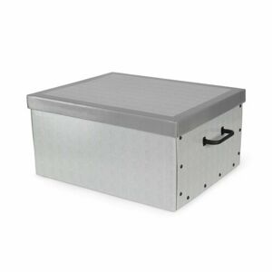 Compactor Boston összecsukható tároló doboz, 50 x 40 x 25 cm, szürke