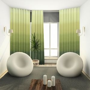 Forbyt Darking függöny karikákkal zöld, 140 x 245 cm