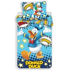 Donald Duck 02 gyermek pamut ágynemű, 140 x 200 cm, 70 x 90 cm