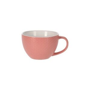 EH Honeycomb kőagyag csésze , 460 ml, rózsaszín
