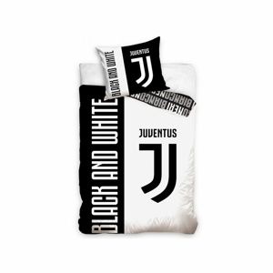 FC Juventus Bianco e Nerio pamut ágynemű, 140 x 200 cm,  70 x 90 cm
