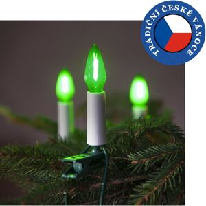 Felicia LED Filament karácsonyfaégő készlet, zöld,  SV-16, 16 izzós