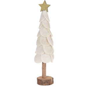 Felt tree karácsonyi dísz, fehér