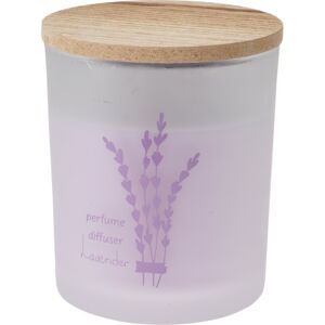 Flora home Lavender gyertya az üvegben, 8,8 x 10 cm