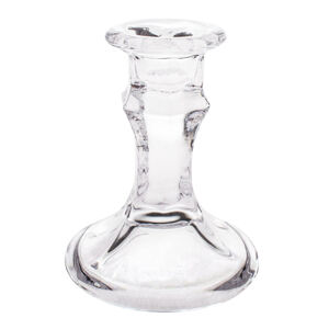 Gent üveg gyertyatartó, 10 cm