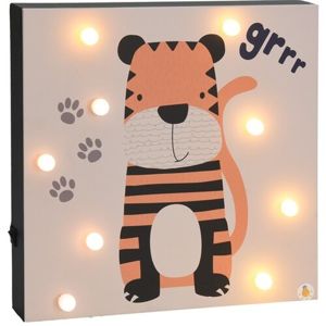 Hatu Tigris fali LED dekoráció, 26 x 4x 26 cm