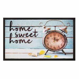Home Sweet Home Clock lábtörlő, 45 x 75 cm