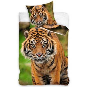 Indiai tigris pamut ágynemű, 140 x 200 cm, 70 x 90 cm
