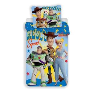 Jerry Fabrics Toy Story gyermek pamut ágynemű, 140 x 200 cm, 70 x 90 cm