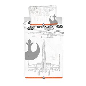 Jerry Fabrics pamut ágynemű Star Wars Vehicles 2019, 140 x 200 cm, 70 x 90 cm