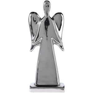 Karácsonyi angyal Mettalino ezüst, 26 cm