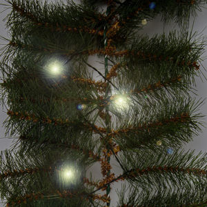 Karácsonyi girland fényekkel, 270 cm