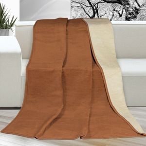 Kira XXL takaró/ágytakaró, barna, 200 x 230 cm