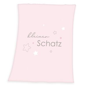 Kleiner Schatz takaró, rózsaszín, 75 x 100 cm