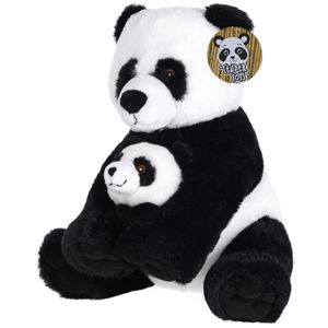 Plüss mackó Panda a bocsával, 27 cm