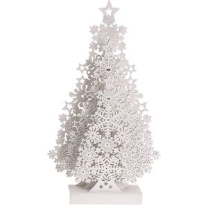 Koopman Tree with Snowflakes karácsonyi dekoráció, 48 cm
