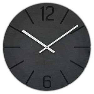 LAVVU Natur fekete óra, átmérő 34 cm