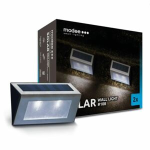 Modee LED napelemes fali lámpa ML-WS108, 2 db