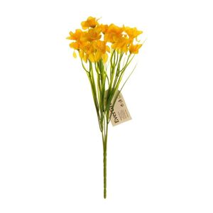 Nárcisz műcsokor, 15 virág, sárga, 32 cm-es
