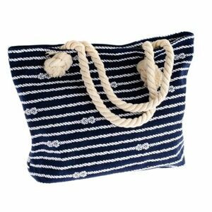 Nautical cipzáros textil táska, kék