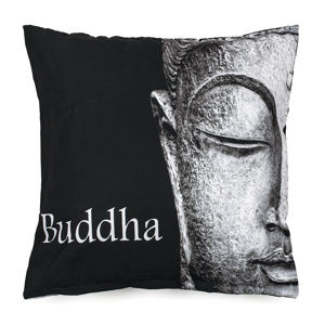 BO-MA Trading Párnahuzat Buddha face, 45 x 45 cm,