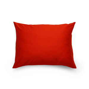 Kvalitex Piros / krém színű szatén párnahuzat, 70 x 90 cm
