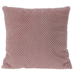 Puha fleece párna rózsaszín, 45 x 45 cm