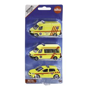 Siku Autós készlet Ambulance, 3 db-os