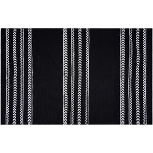 Szőnyeg fekete-fehér pamut, 120 x 180 cm