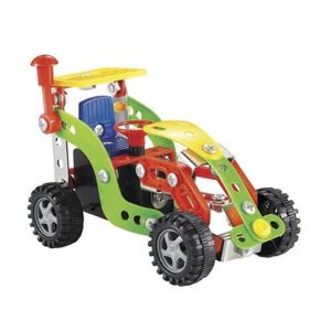 Traktor gyerek építő játék, 12 cm