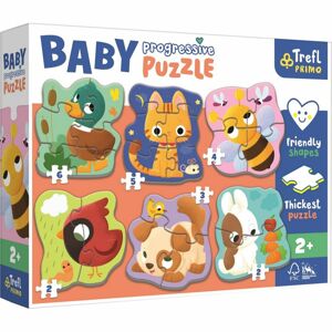 Trefl Baby Állatok puzzle, 6in1 (2-6 darab)