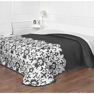 Forbyt Versaille ágytakaró fekete-fehér, 140 x 220 cm