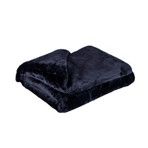 XXL takaró/ágytakaró, fekete, 200 x 220 cm