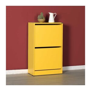 Adore Furniture Cipősszekrény 84x51 cm sárga