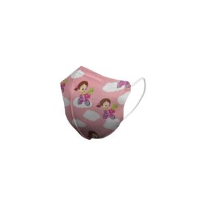 Gyermek méretű maszk FFP2 Kids NR CE 0370 Lány rózsaszín 1db
