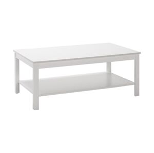 Adore Furniture Kávésasztal 40x80 cm fehér