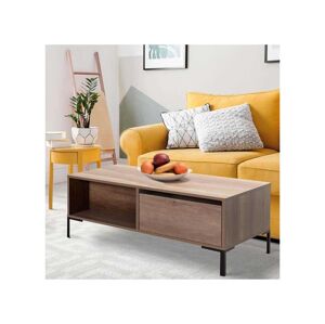 Adore Furniture Kávésasztal 42x103 cm barna