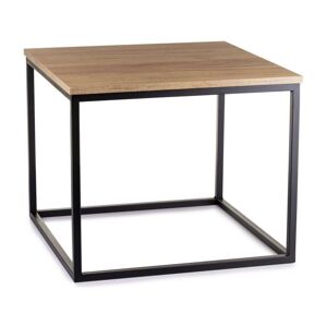 HowHomely Kávésasztal KVADRATO 50x61 cm fekete