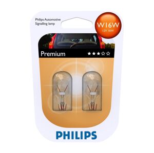 Philips KÉSZLET 2x Autó izzó Philips VISION 12067B2 W16W W2,1x9,5d/16W/12V