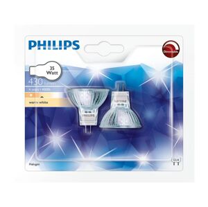 Philips KÉSZLET 2x Halogén izzó Philips GU4/35W/12V