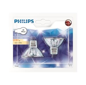 Philips KÉSZLET 2x Ipari halogén izzó Philips GU5,3/35W/12V
