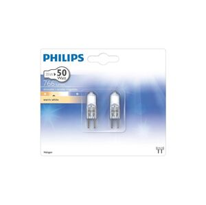 Philips KÉSZLET 2x Ipari izzó Philips GY6,35/35W/12V 3100K