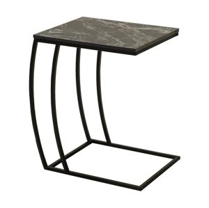Adore Furniture Kisasztal 65x35 cm fekete