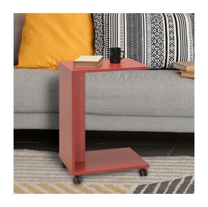 Adore Furniture Kisasztal 65x35 cm piros