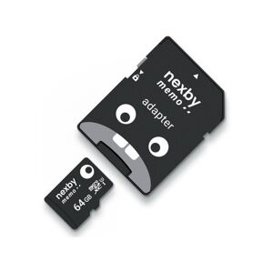 Nexby MicroSDXC 64GB U3 100MB/s + SD adapter