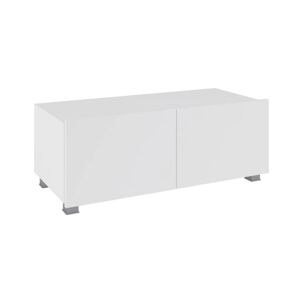 Konsimo Sp. z o.o. Sp. k. TV asztal PAVO 37x100 cm fehér